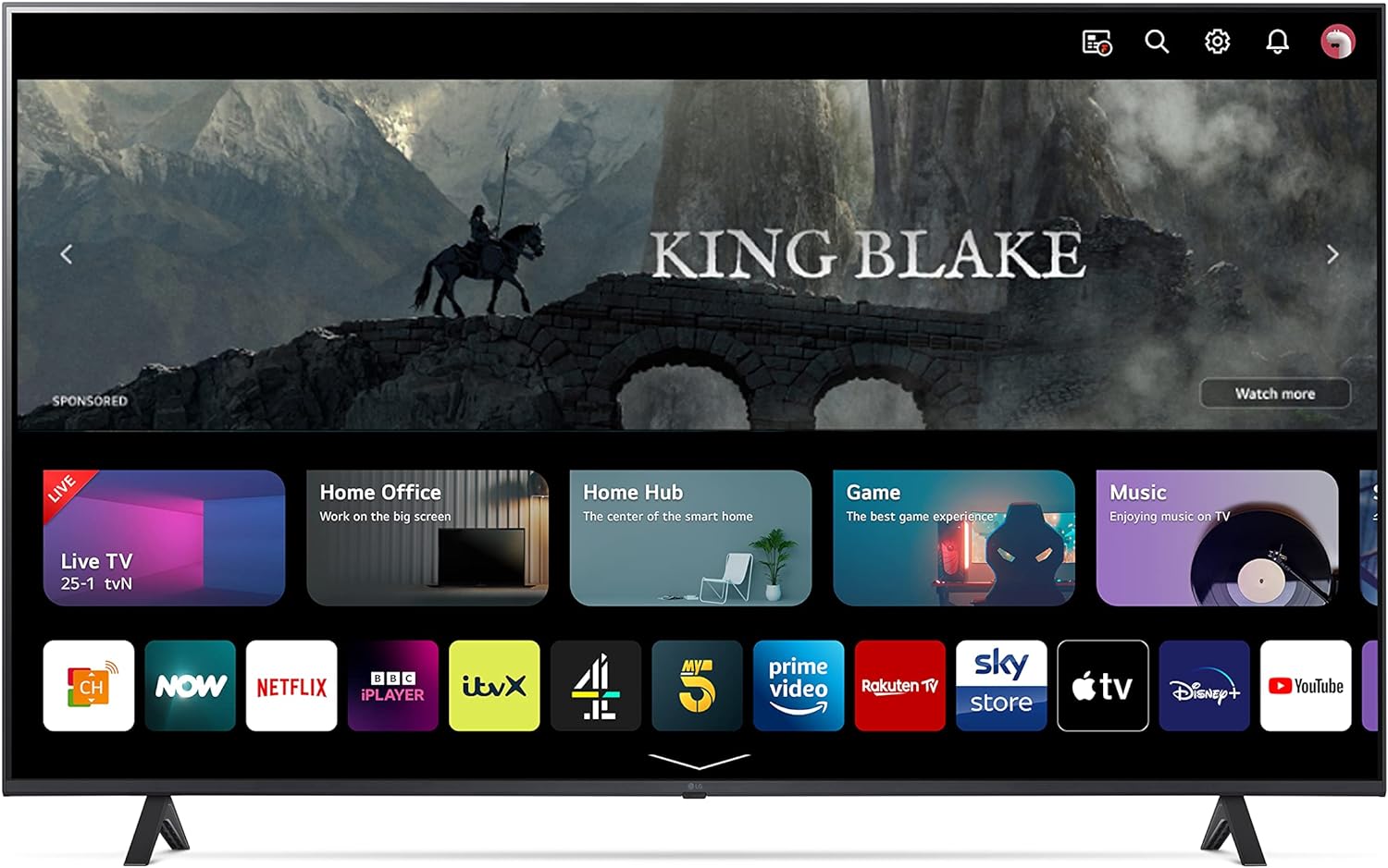 LG LED UR78 55 4K Smart TV, 2023