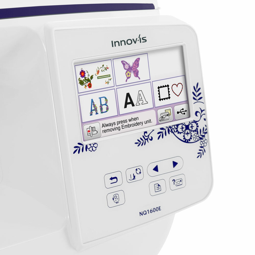 Bro Innov-&iacute;s NQ1600E (NQ 1600E) Embroidery Machine / Optional Grand Slam Embroidery Package