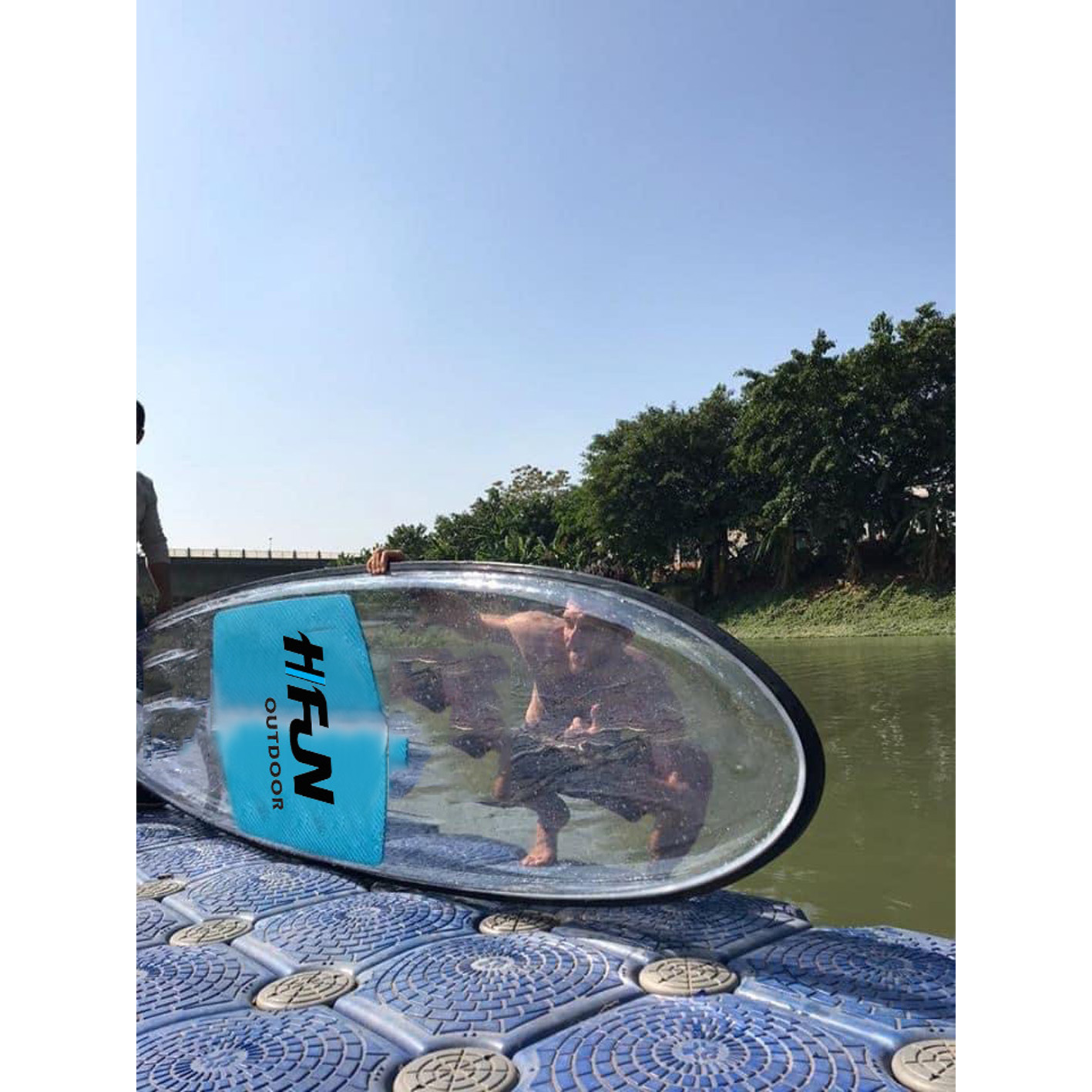 3m Crystal Transparent Clear Sup Paddle Board Stand up Surfboard