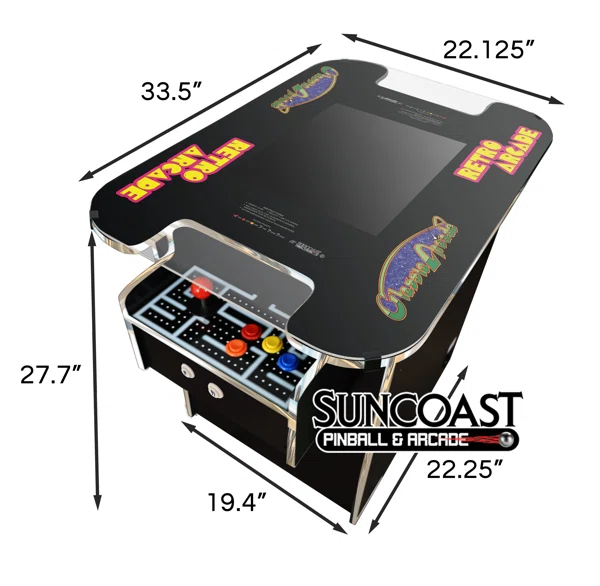 SUNCOAST ARCADE XL COCKTAIL ARCADE 24