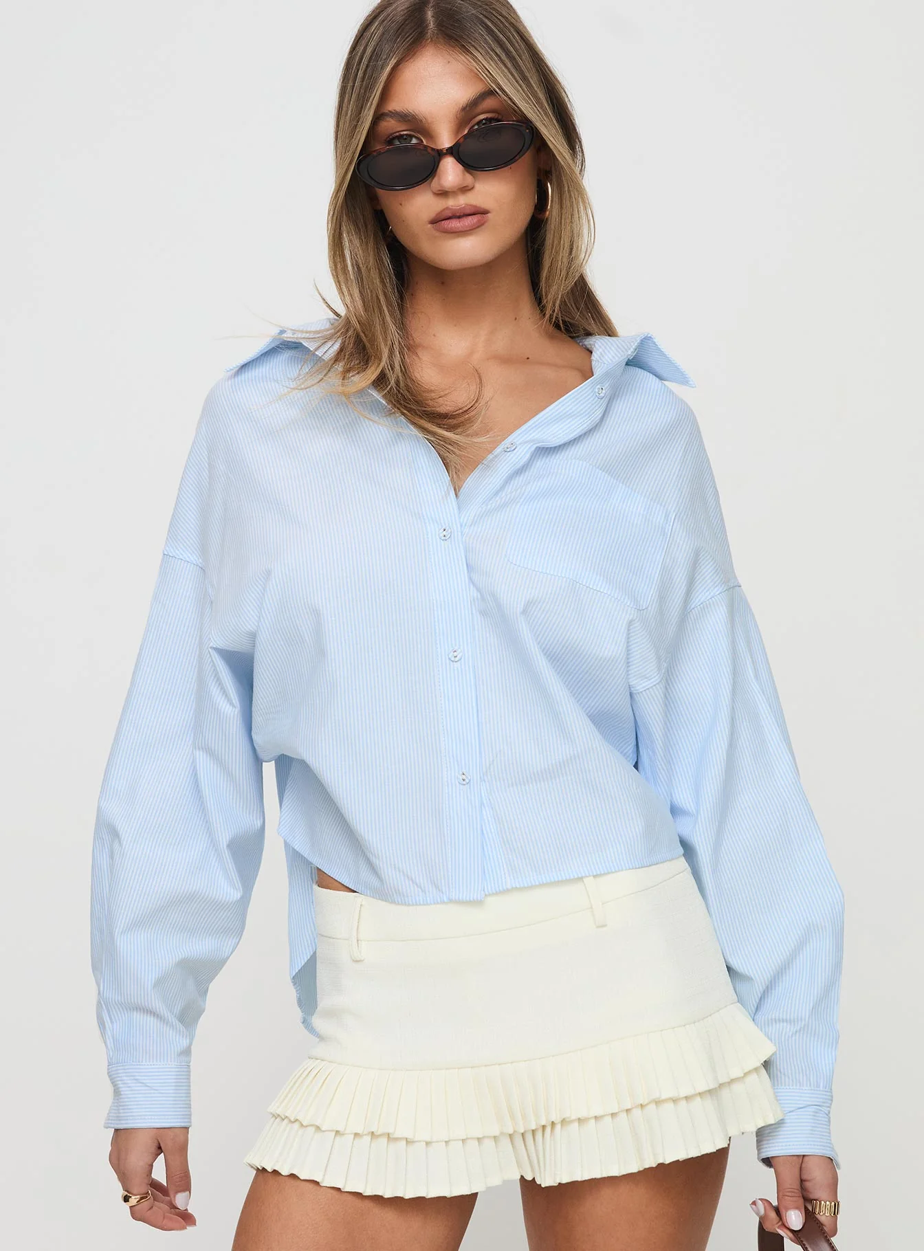 Chips Are Down Shirt Blue