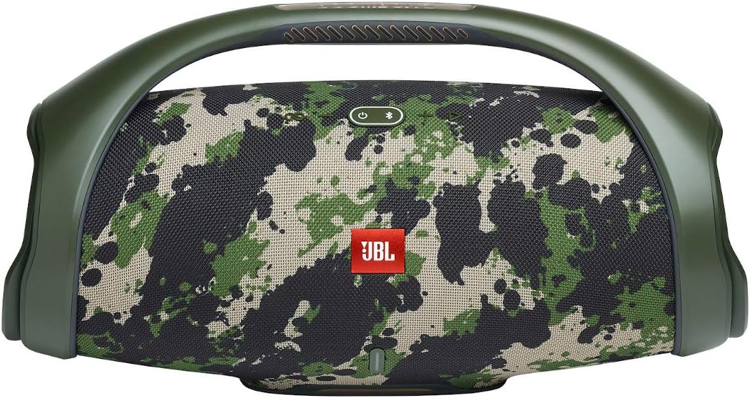 JBL Boombox 2 - Portable Bluetooth Speaker, Powerful Sound and Monstrous Bass, IPX7 Waterproof, 24 Hours of Playtime, Powerbank, JBL PartyBoost for Speaker Pairing, for Home and Outdoor(Black)