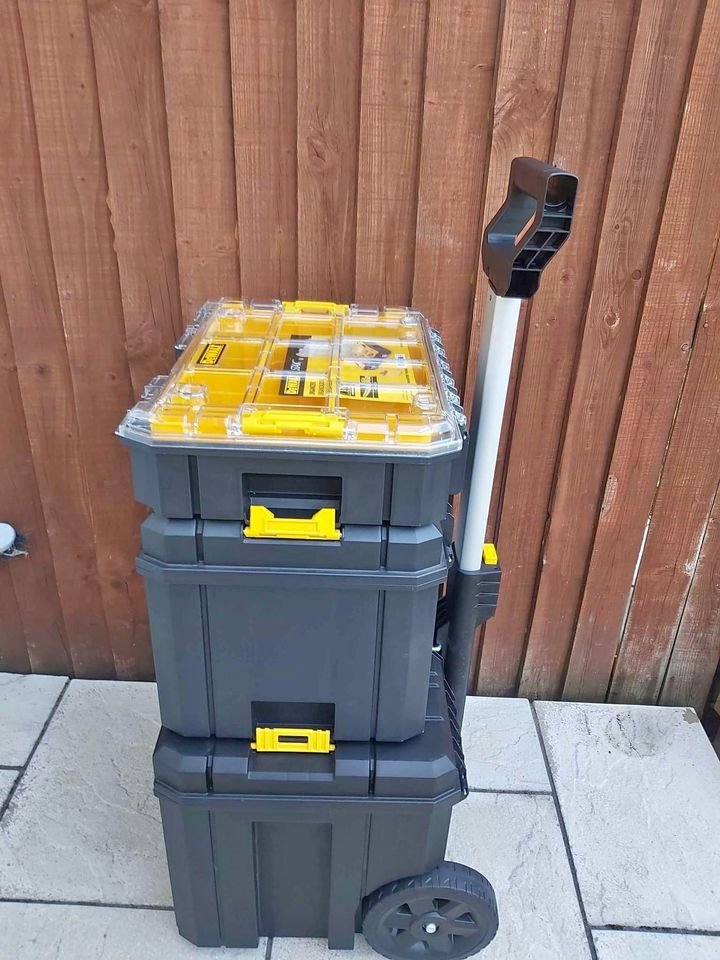 DEWALT DWST60436 3-in-1 tool box heavy duty rolling tower mobile tool box