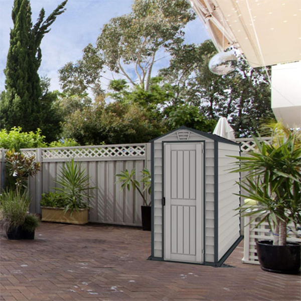 【Storage Shed】Duramax EverMore 4 x 6 ft Plastic garden storage shed