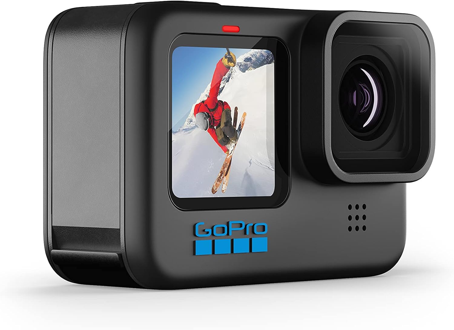 GoPro HERO10 Black - Waterproof Action Camera with Front LCD and Touch Rear Screens, 5.3K60 Ultra HD Video, 23MP Photos, 1080p Live Streaming, Webcam, Stabilization